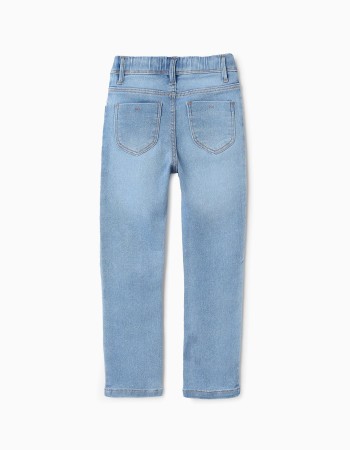 Denim Jeggings for Girls, Light Blue