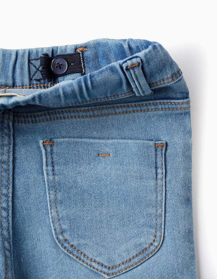 Denim Jeggings for Girls, Light Blue