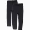 Pack of 2 Leggings for Girls, Black
