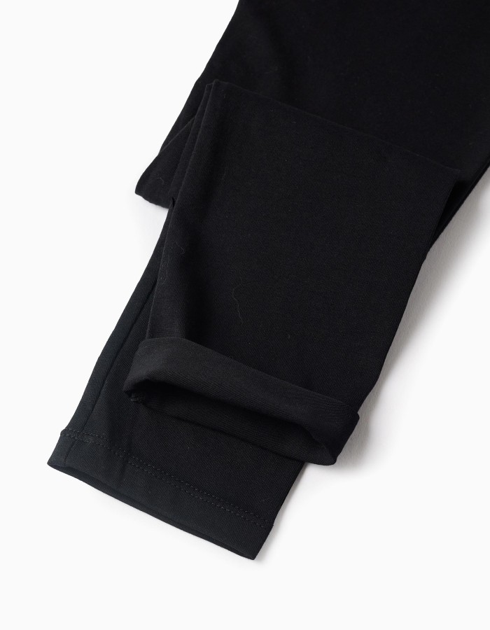 Pack of 2 Leggings for Girls, Black