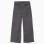 Wide leg twill trousers with patch pockets B&S for girls, grey