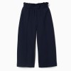 Roma knit wide leg trousers for girls, dark blue
