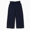 Roma knit wide leg trousers for girls, dark blue