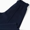 Roma knit wide leg trousers for girls, dark blue