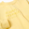 Cotton sweatshirt with Always Inspired print for girls, yellow