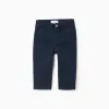 Chino Twill Trousers for Baby Boys, Dark Blue