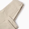 Twill Trousers for Boys 'Slim Fit', Beige