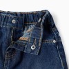 Baggy denim trousers for baby boys, dark blue