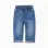 Slim jeans with drawstring for baby boys, blue