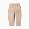Baggy pull-up trousers in cotton B&S for baby boys, beige