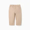 Baggy pull-up trousers in cotton B&S for baby boys, beige
