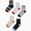 Pack of 5 socks with contrasting details for boys, multicolour