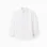 Viscose, Cotton and Linen Shirt for Boys, White
