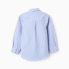 Shirt in Cotton Oxford for Boys, Blue
