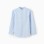 Shirt with Mao Collar for Boys, Light Blue
