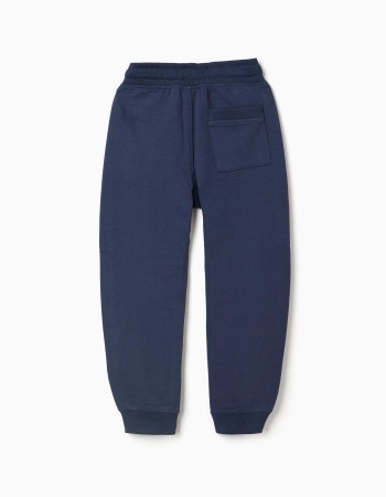 Joggers with Sealed Pockets for Boys 'Slim', Dark Blue