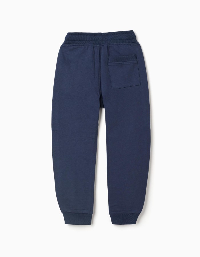 Joggers with Sealed Pockets for Boys 'Slim', Dark Blue