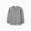 Knitted jumper with polo collar B&S for boys, grey