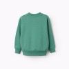 Cotton sweatshirt with Unlock Your Creativity print for boys, green