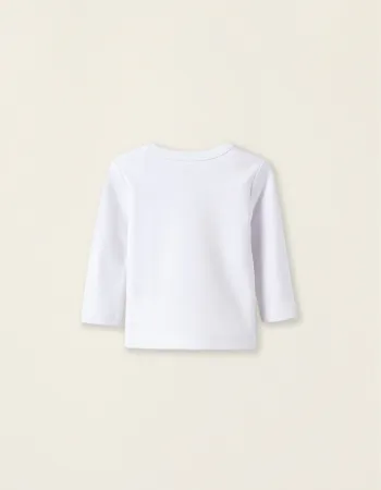 Pack of 3 Extra Warm Long Sleeve Vests for Babies, White