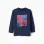 Long Sleeve Cotton T-shirt for Boys 'Spiderman', Blue