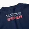 Long Sleeve Cotton T-shirt for Boys 'Spiderman', Blue