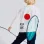 Long Sleeve Cotton T-shirt for Boys 'Dot', White