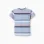 Striped cotton T-shirt for baby boys, multicolour