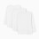 Pack of 3 Long Sleeve Vests for Boys, White