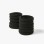 Pack of 12 Hair Elastics for Baby and Child, Black