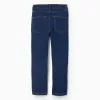 Flexible Skinny Jeans for Girls, Dark Blue