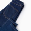 Flexible Skinny Jeans for Girls, Dark Blue