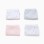 Pack of 4 plain/floral boxer shorts for girls, pink/white/grey