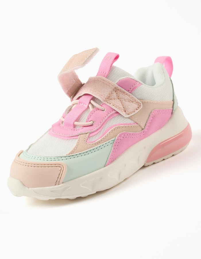 Light-up combined trainers Superlight Runner for girls, multicolour